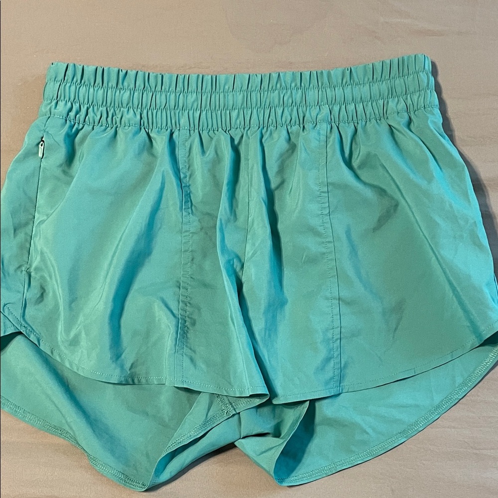 all in motion green Athletic Shorts with Elastic Waist